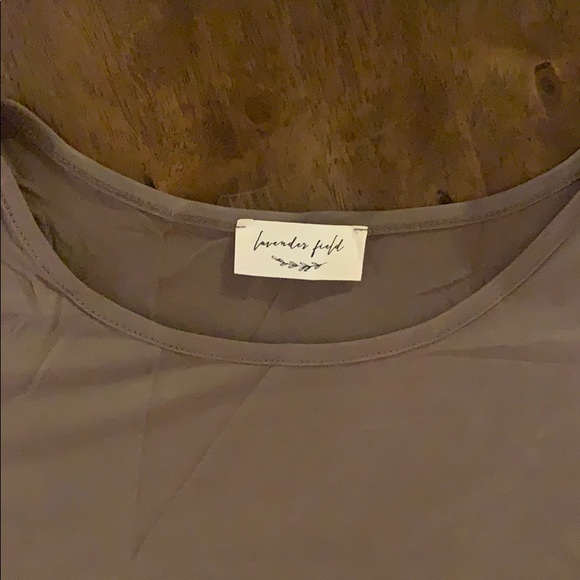 Olive Green Tie Front Top - Picture 4 of 5